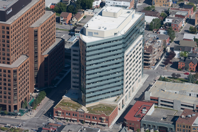 22 Eddy Street — Public Works & Government Services Canada — Commercial landscape planning, Ottawa area. GJA Inc.